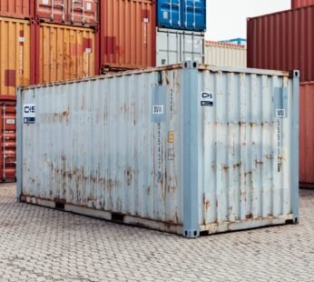 Używany kontener magazynowy 20 stóp – wersja standardowa