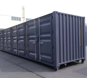 Kontener magazynowy High Cube 40 stóp z ośmioma drzwiami