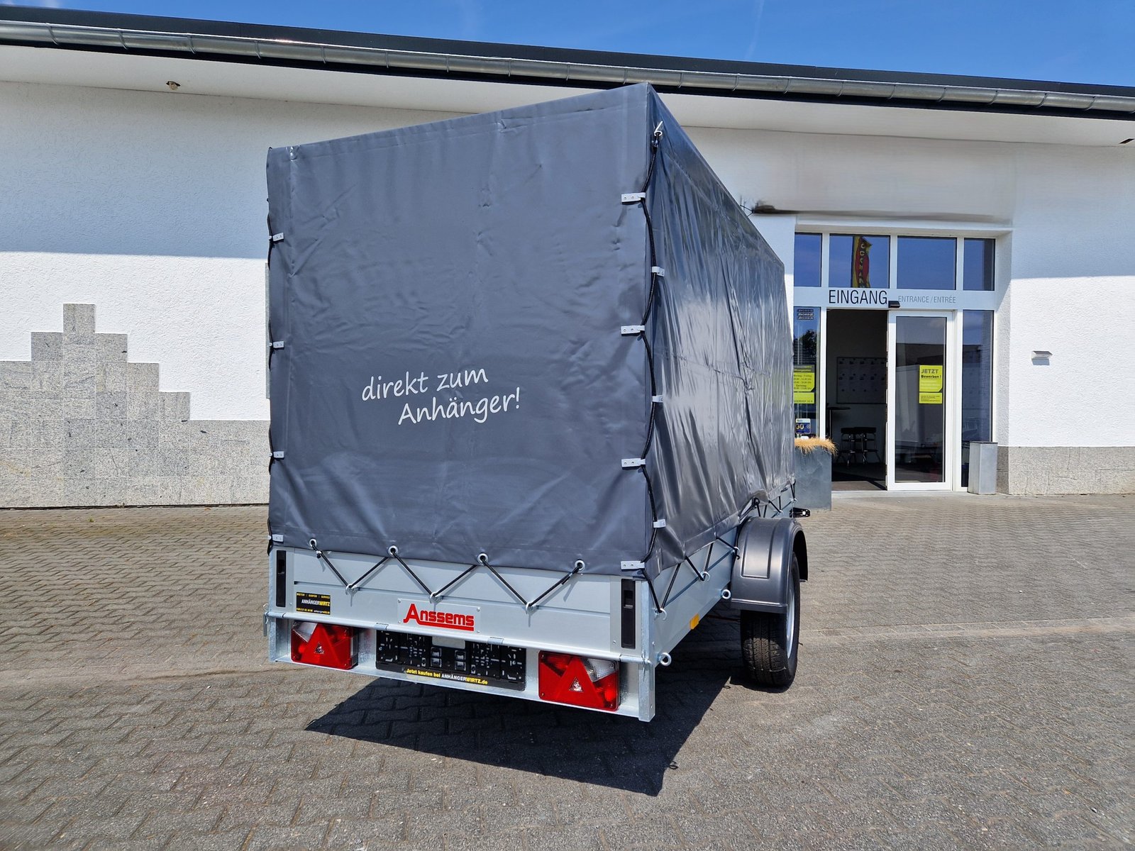 Anssems Aluliner GTB 1200 z plandeką 301x126x150 cm - obrazek 2
