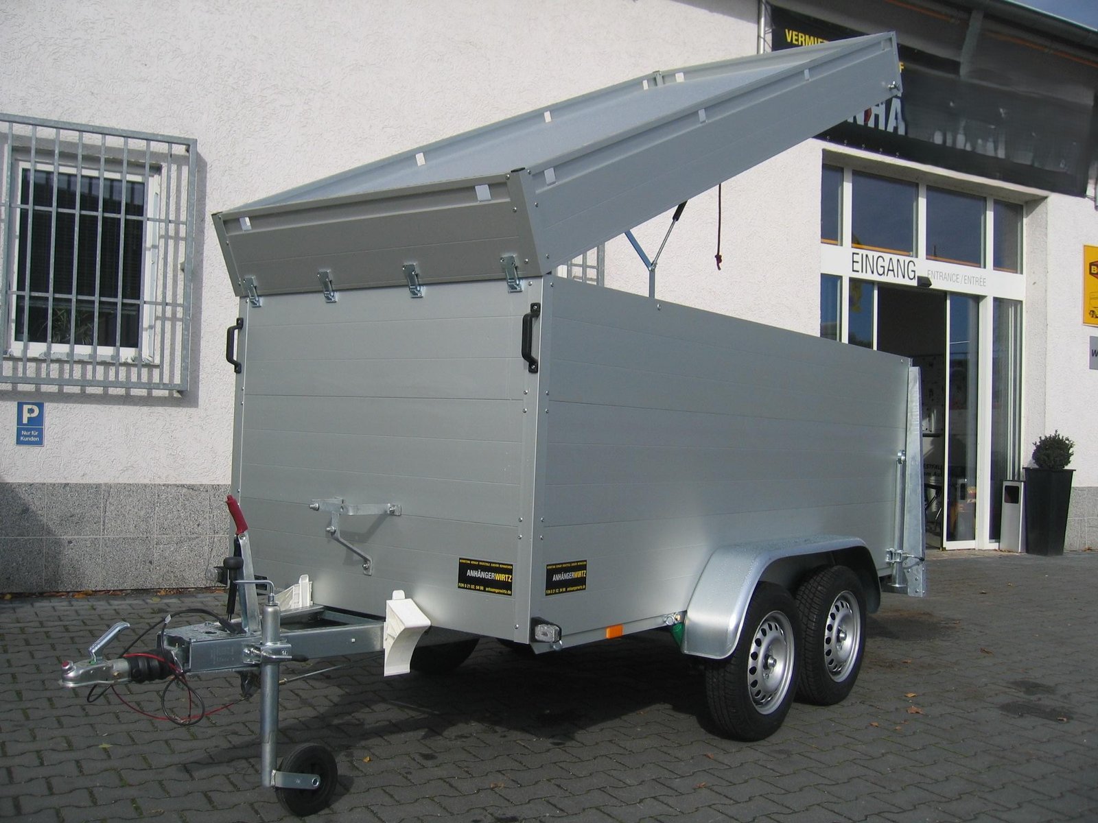 Anssems ALUBOXX GTT 1500 VT2 301×126×118 cm, 1500 kg