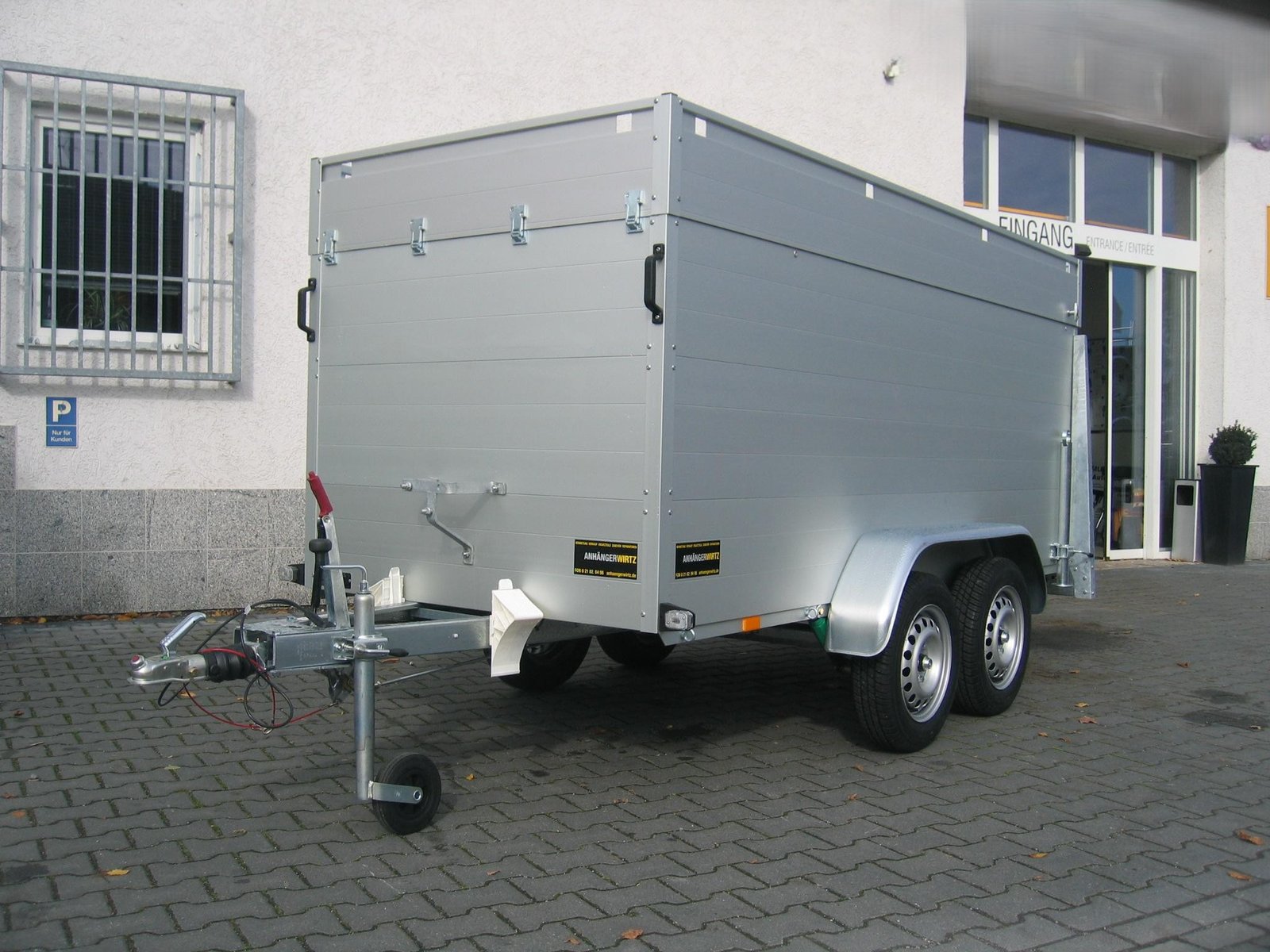 Anssems ALUBOXX GTT 1500 VT2 301×126×118 cm, 1500 kg - obrazek 2