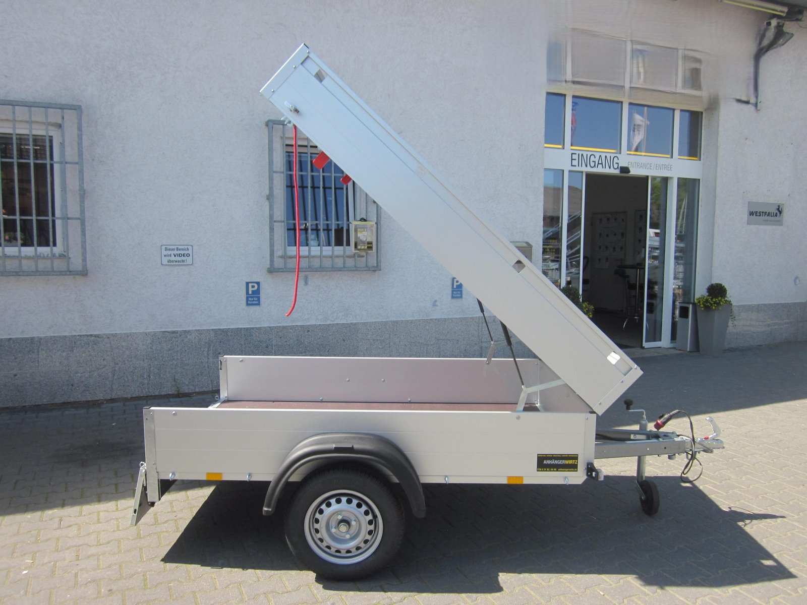 Anssems ALUBOXX GT 750 HT 211×126×48 cm, 750 kg