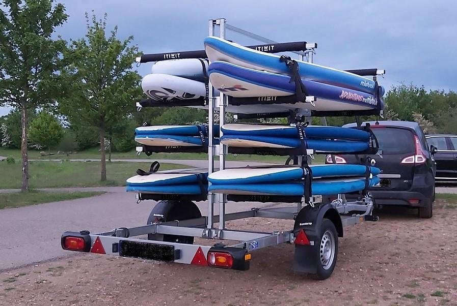 Brenderup 160750UB do kajaków i SUP, 750 kg
