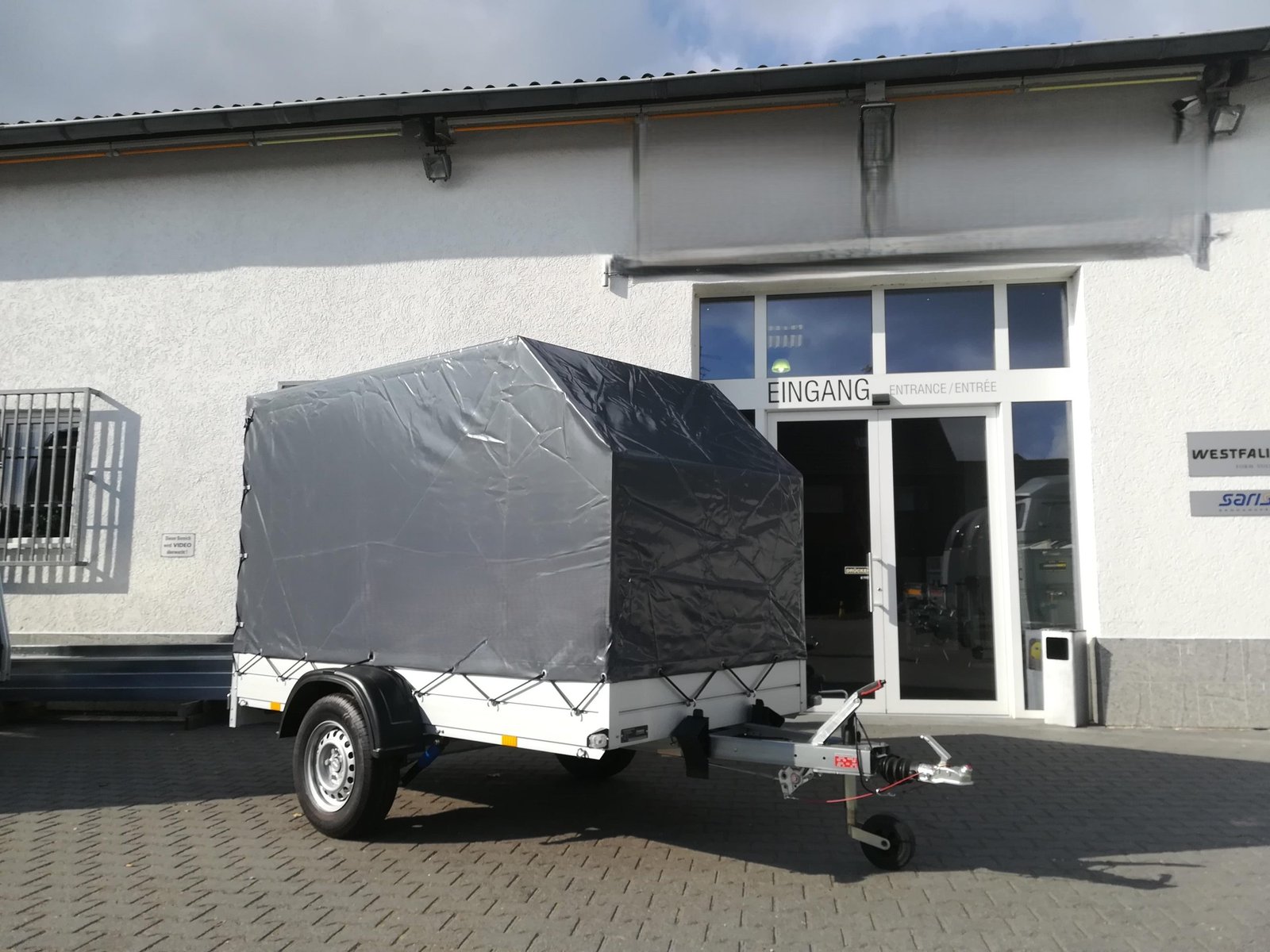 Anssems Aluliner GTB 1200 z plandeką 251x126x150 cm - obrazek 3