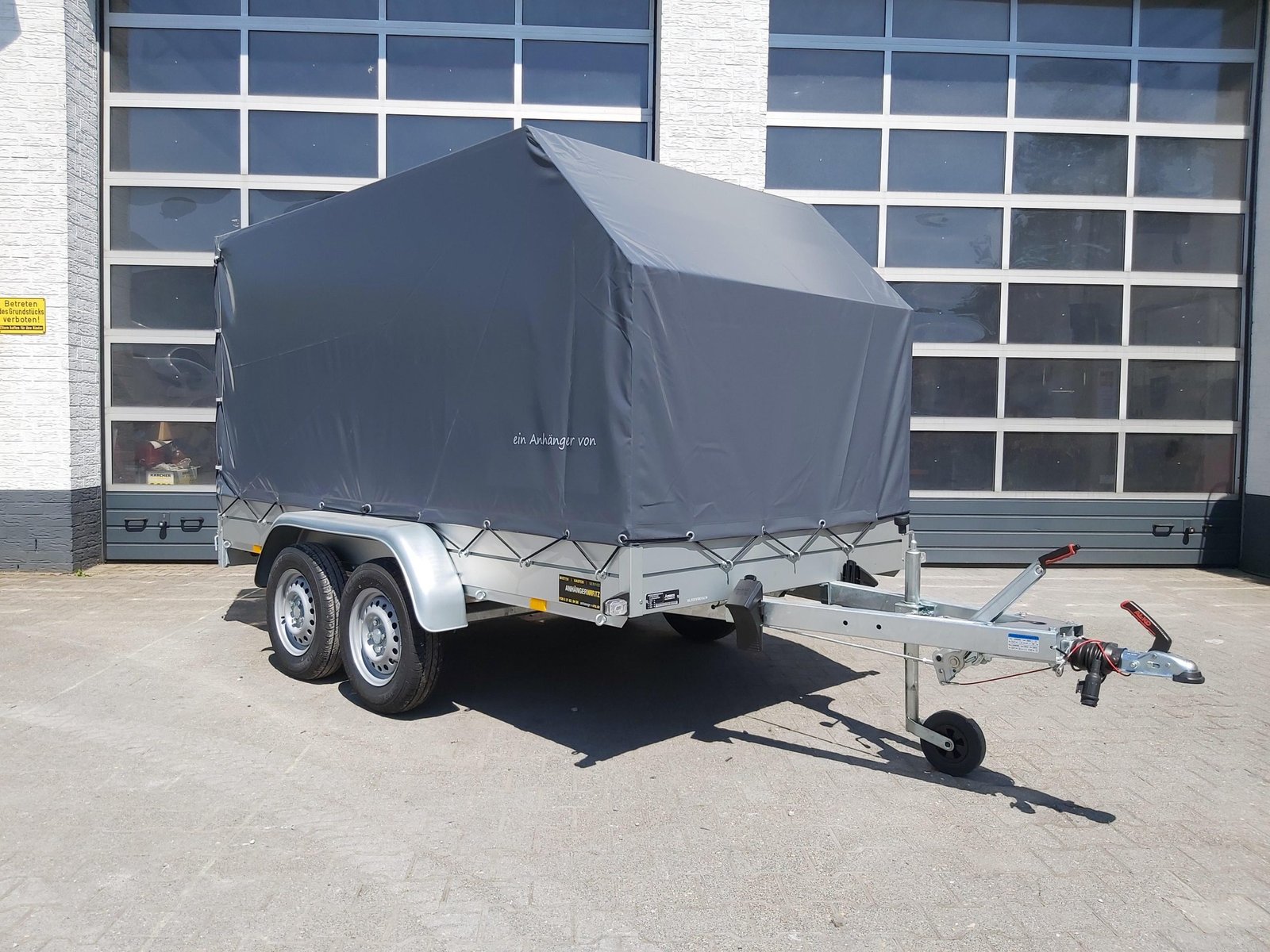 Anssems Aluliner GTT 2000 z plandeką 301x151x150 cm