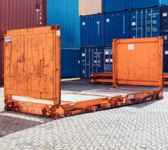 Używana platforma Flat Rack 20 stóp