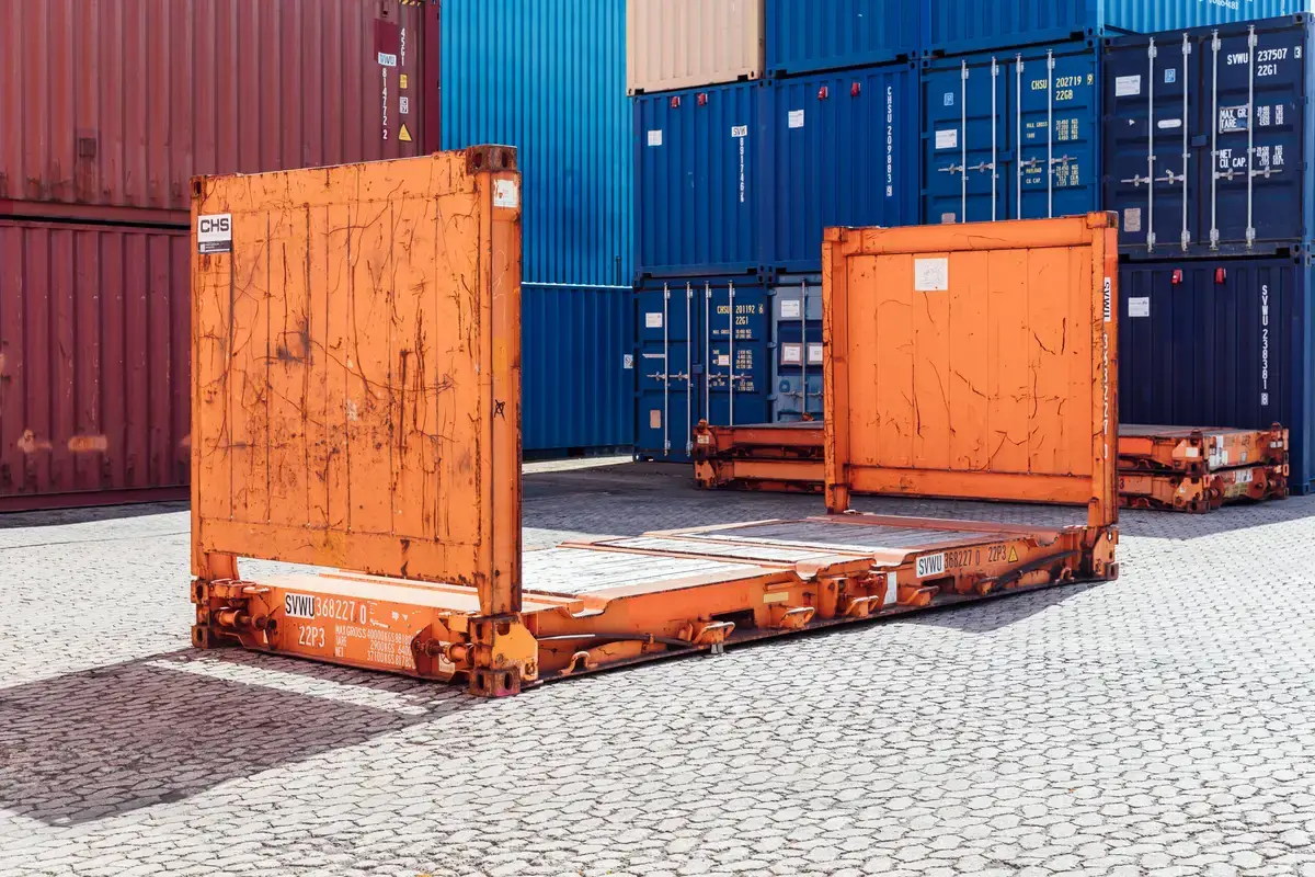 Używana platforma Flat Rack 20 stóp