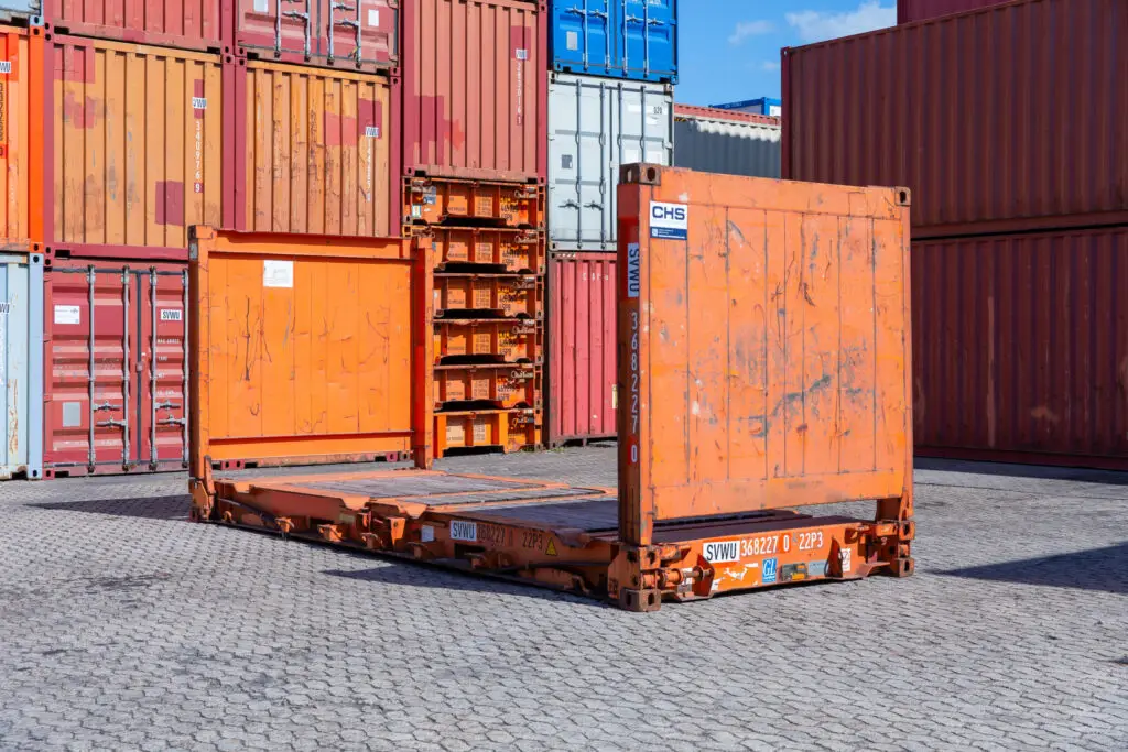 Używana platforma Flat Rack 20 stóp - obrazek 2