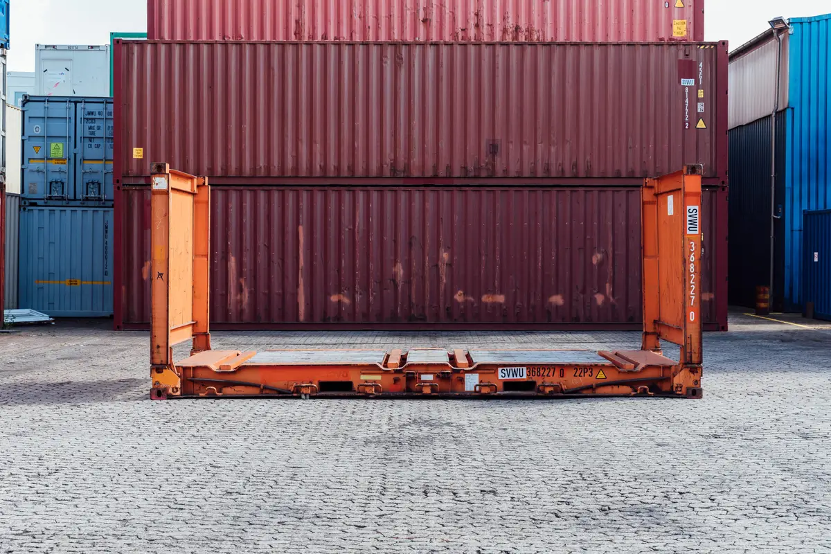 Używana platforma Flat Rack 20 stóp - obrazek 4
