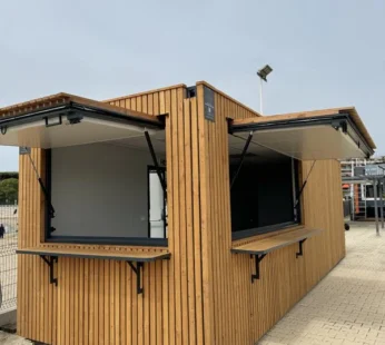 Kontener kiosk – snack bar – biuro – taras
