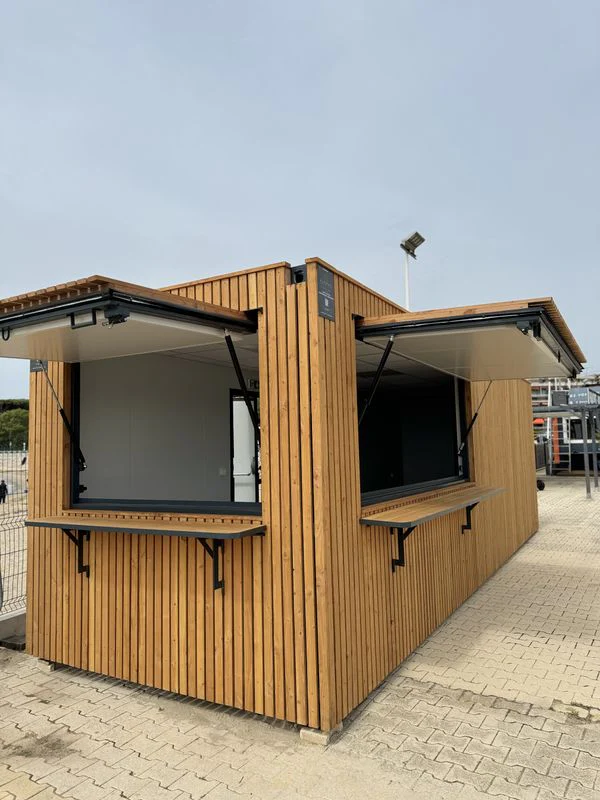Kontener kiosk – snack bar – biuro – taras