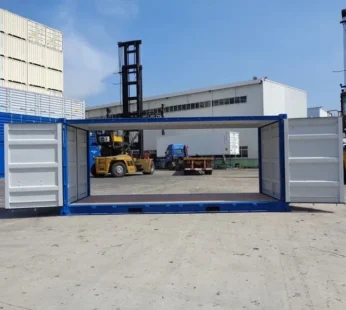 Kontener tunelowy 20 stóp z drzwiami na obu końcach