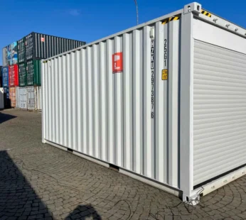 Kontener High Cube 20 stóp z drzwiami rolowanymi