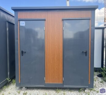 Kontener sanitarny podwójny – WC i prysznic 239 × 173 × 248 cm