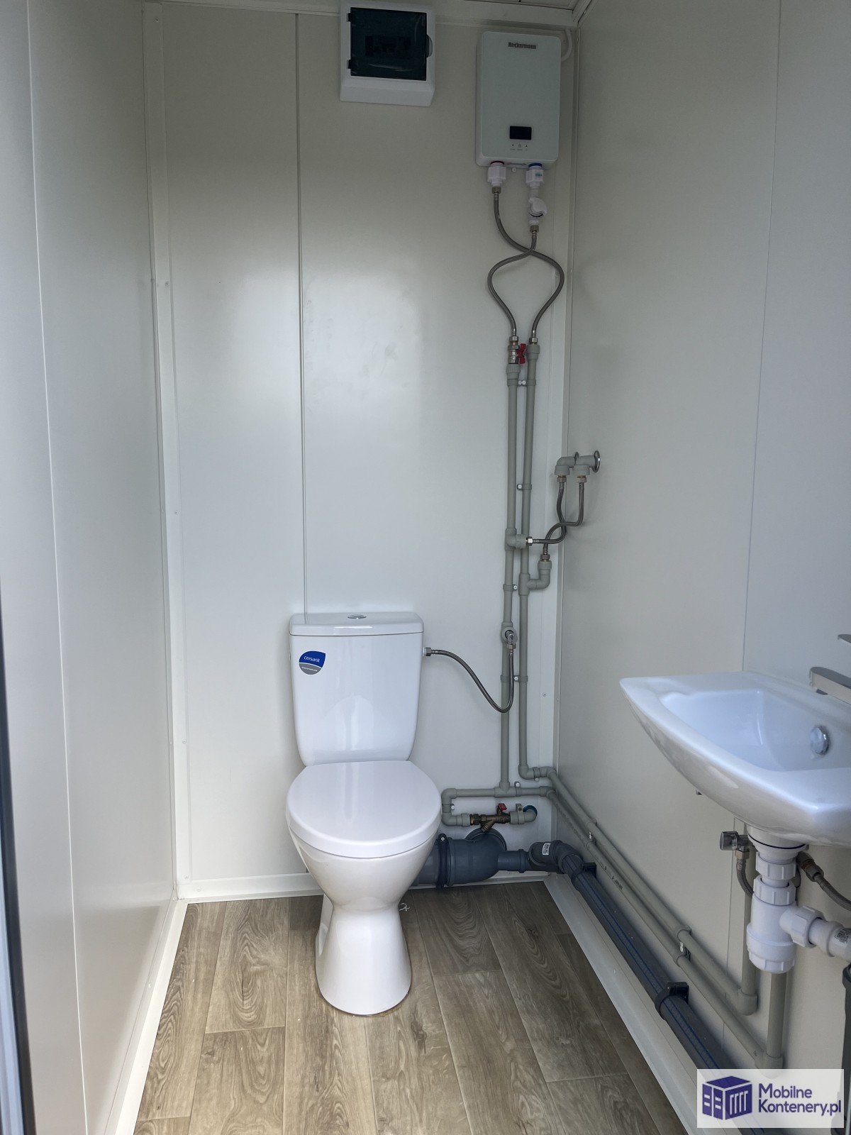 Kontener sanitarny podwójny – WC i prysznic 239 × 173 × 248 cm - obrazek 3
