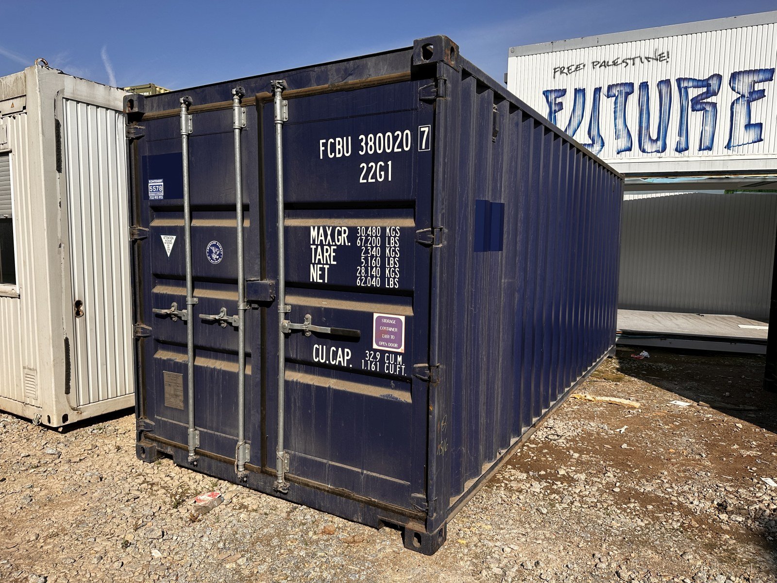 Kontener morski 20 DV One Way Double Door - obrazek 3
