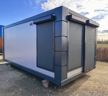 Nowy pawilon biurowy Open Space 3 × 6 m z narożnymi oknami