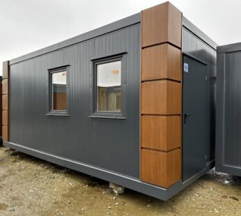 Nowy pawilon biurowy 3 × 6 m z dodatkowym pomieszczeniem