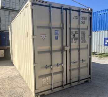 Kontener morski 20 HC One Way – kremowy RAL 1015