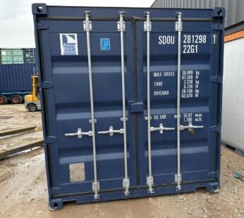 Kontener morski 20 DV One Way Double Door – granatowy RAL 5013 (MK6697)