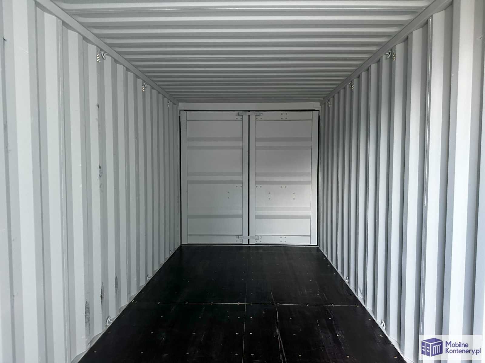 Nowy kontener magazynowy 20 DV Double Door – szary RAL 7035 - obrazek 5