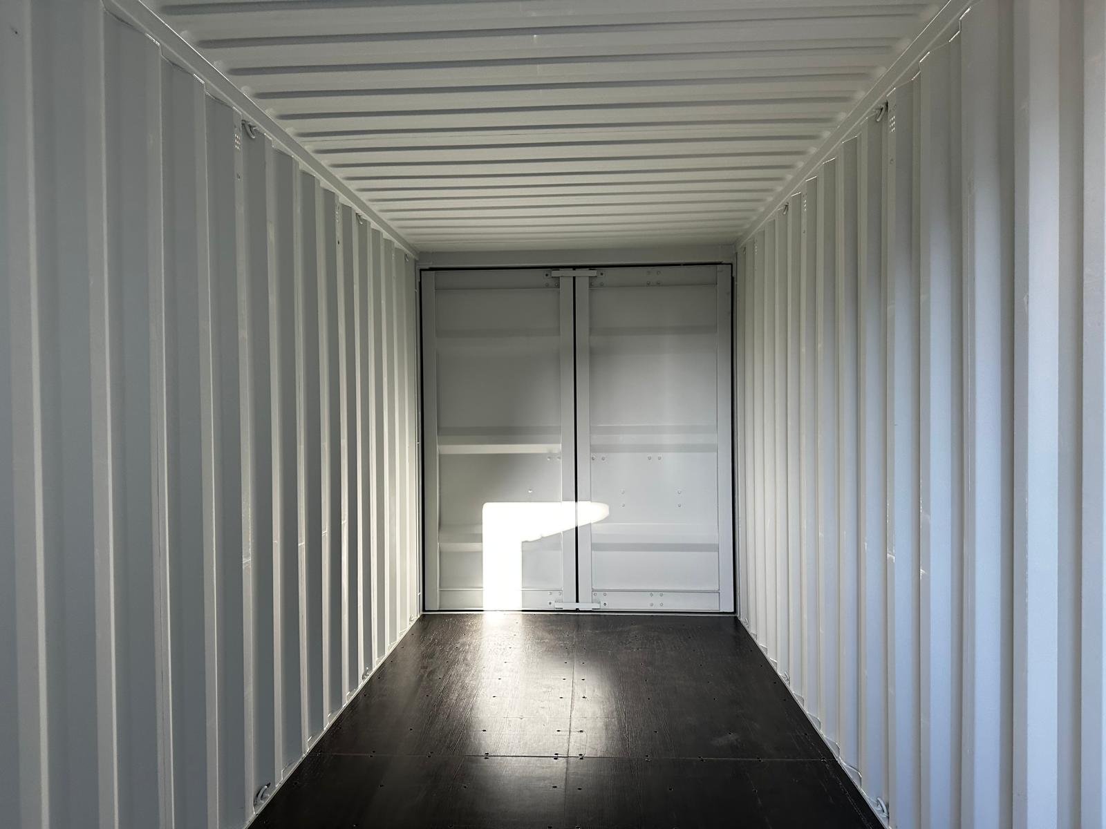 Nowy kontener magazynowy 20 DV Double Door – szary RAL 7035 - obrazek 5