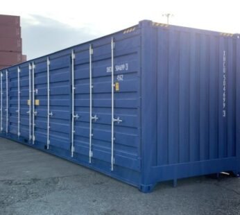 Kontener High Cube 40 stóp Full Side Door – Economy