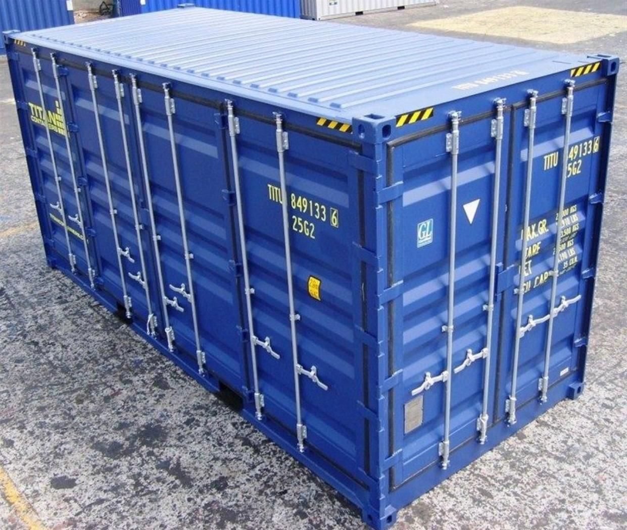 Kontener morski 20 stóp Box Double Door