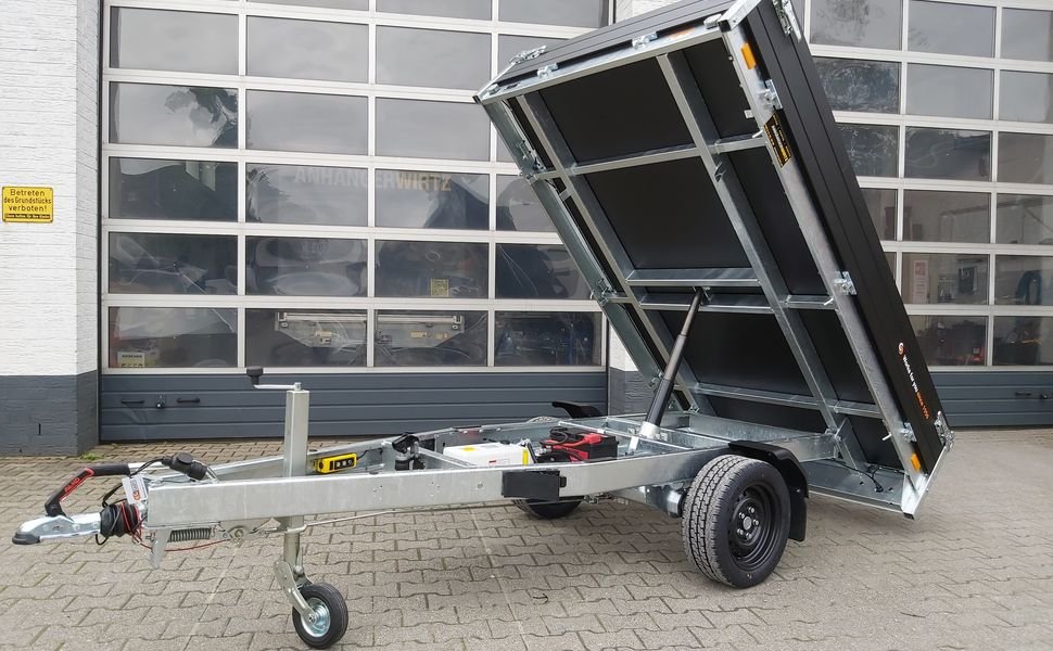 Saris K1 Black 256×150×30 cm, wywrotka elektryczna, 1500 kg