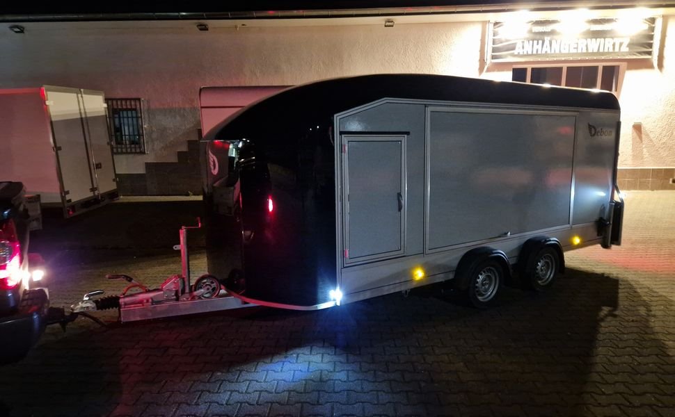 Debon Cargo Roadster 1000 480×200×206 cm ASR, czarna, 3500 kg - obrazek 2