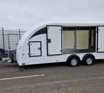 Brian James Trailers Race Transporter 5 biały