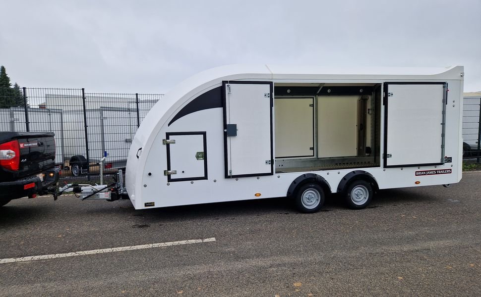 Brian James Trailers Race Transporter 5 biały
