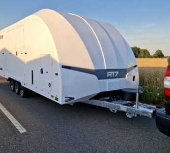 BJT Race Transporter 7 600×228×189 cm, biała, 3500 kg