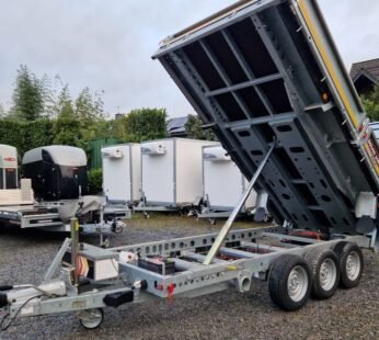 Brian James CarGO Tipper 2 360×195×30 cm, wywrotka elektryczna Tridem, 3500 kg