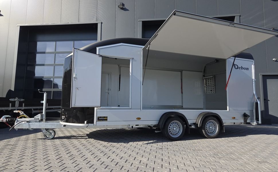 Debon Cargo Roadster 1000 480×200×206 cm, czarna, 3500 kg - obrazek 3