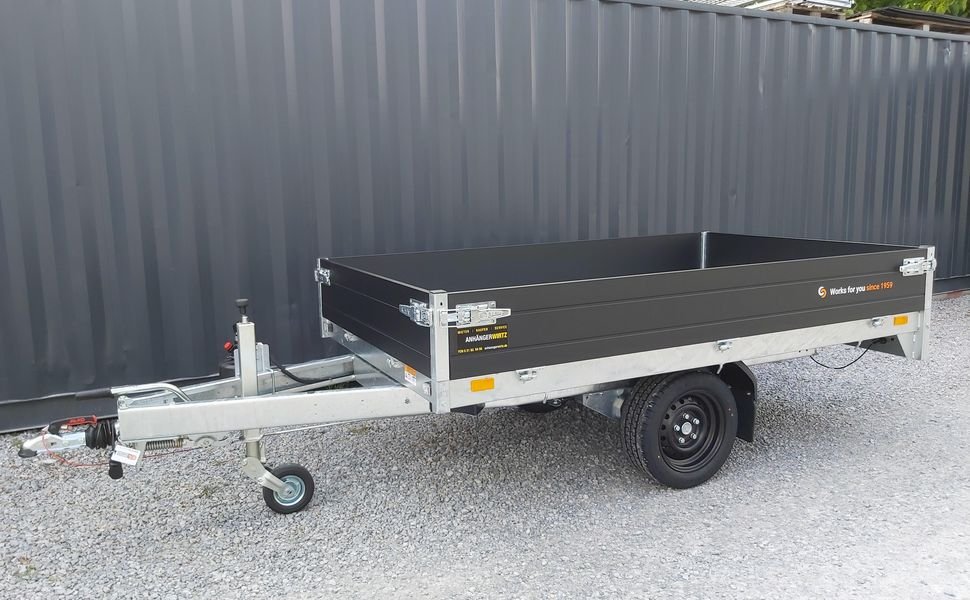 Saris K1 Black Edition 256×150×30 cm, wywrotka ręczna, 1500 kg - obrazek 3