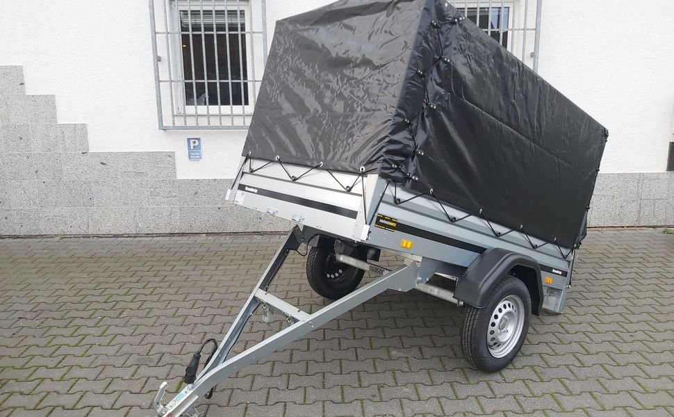 Brenderup 1205 S UB Blackline 204×116×117 cm z plandeką, 750 kg - obrazek 4