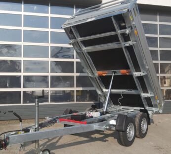Debon PW 2.4 Basic 305×180×35 cm, wywrotka trójstronna elektryczna, 2600 kg