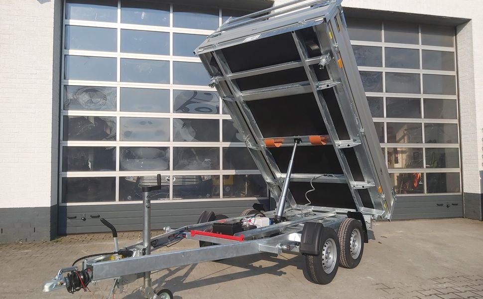 Debon PW 2.4 Basic 305×180×35 cm, wywrotka trójstronna elektryczna, 2600 kg