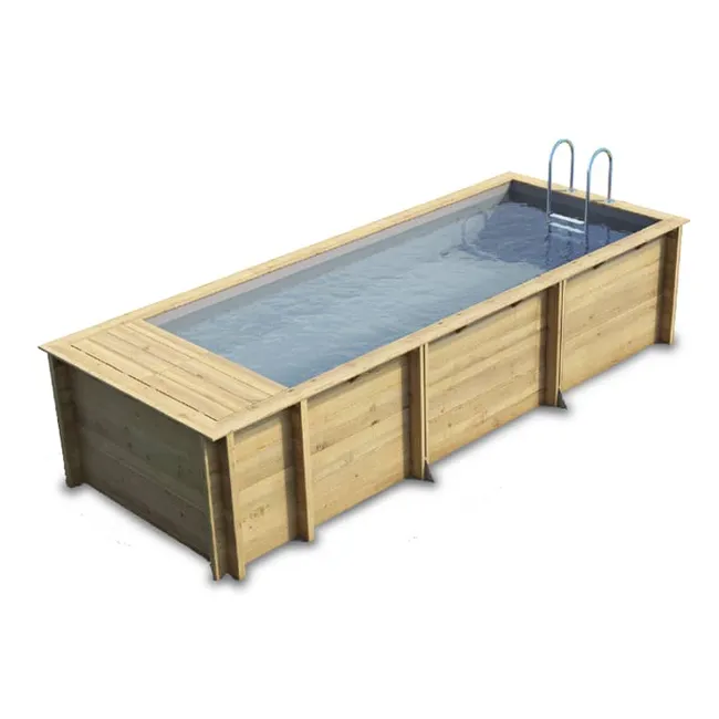 Drewniany basen Pool’n Box BWT Arena 620 × 250 × 133 cm