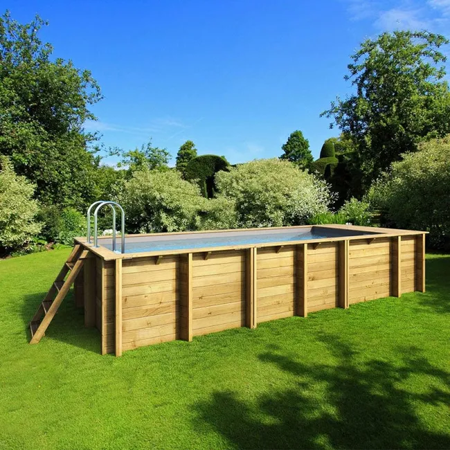 Drewniany basen Pool’n Box BWT Arena 620 × 250 × 133 cm - obrazek 3